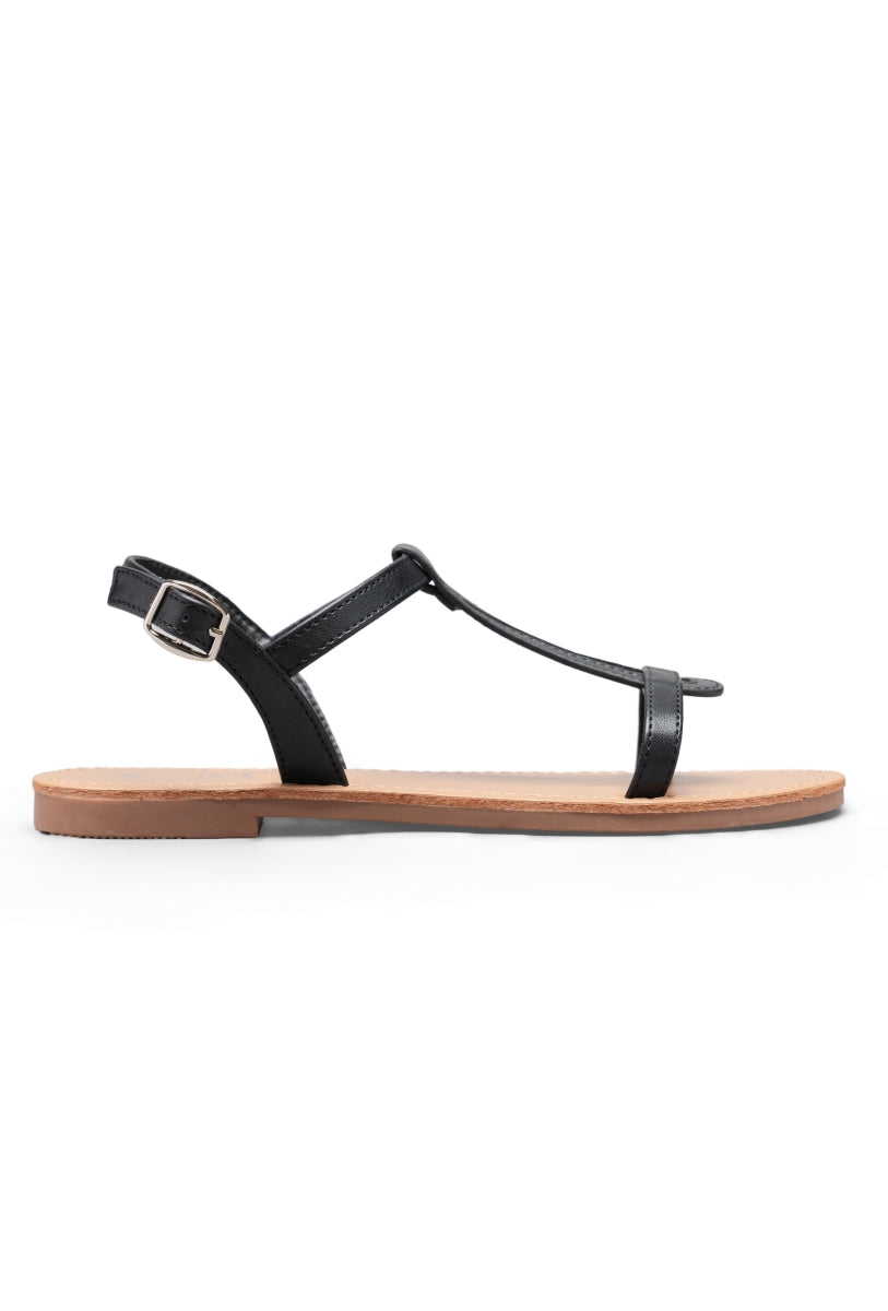 Sandales Plates- Noir