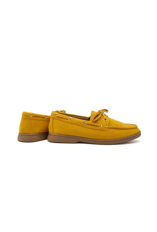 Suede Loafers - Yellow