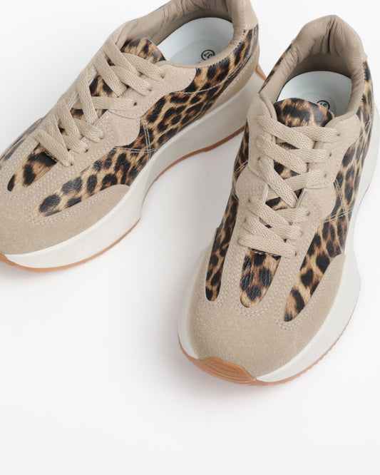 Baskets casual Retro - Leopard