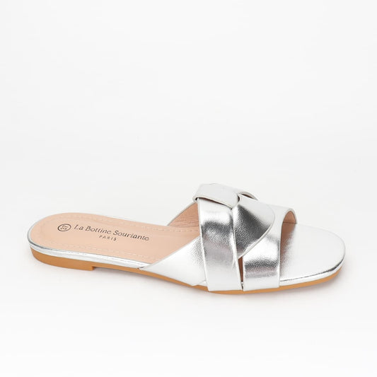 Criss-cross slides - Silver