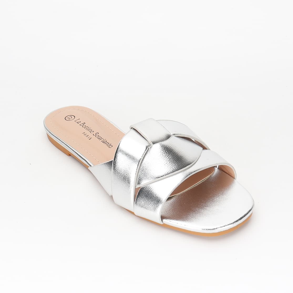Criss-cross slides - Silver