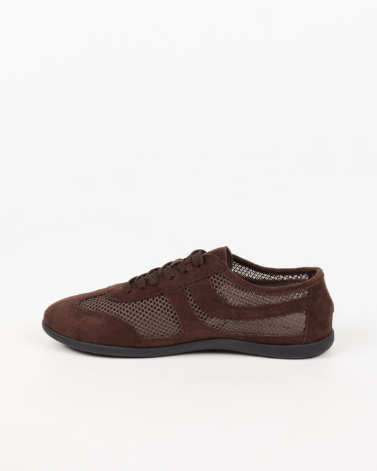 Lightweight Mesh Sneakers - Brown