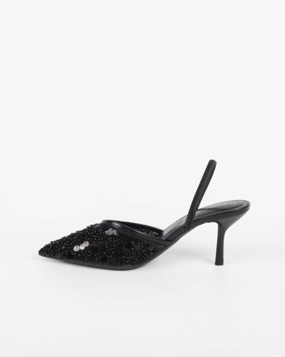 Sequined pumps - Black