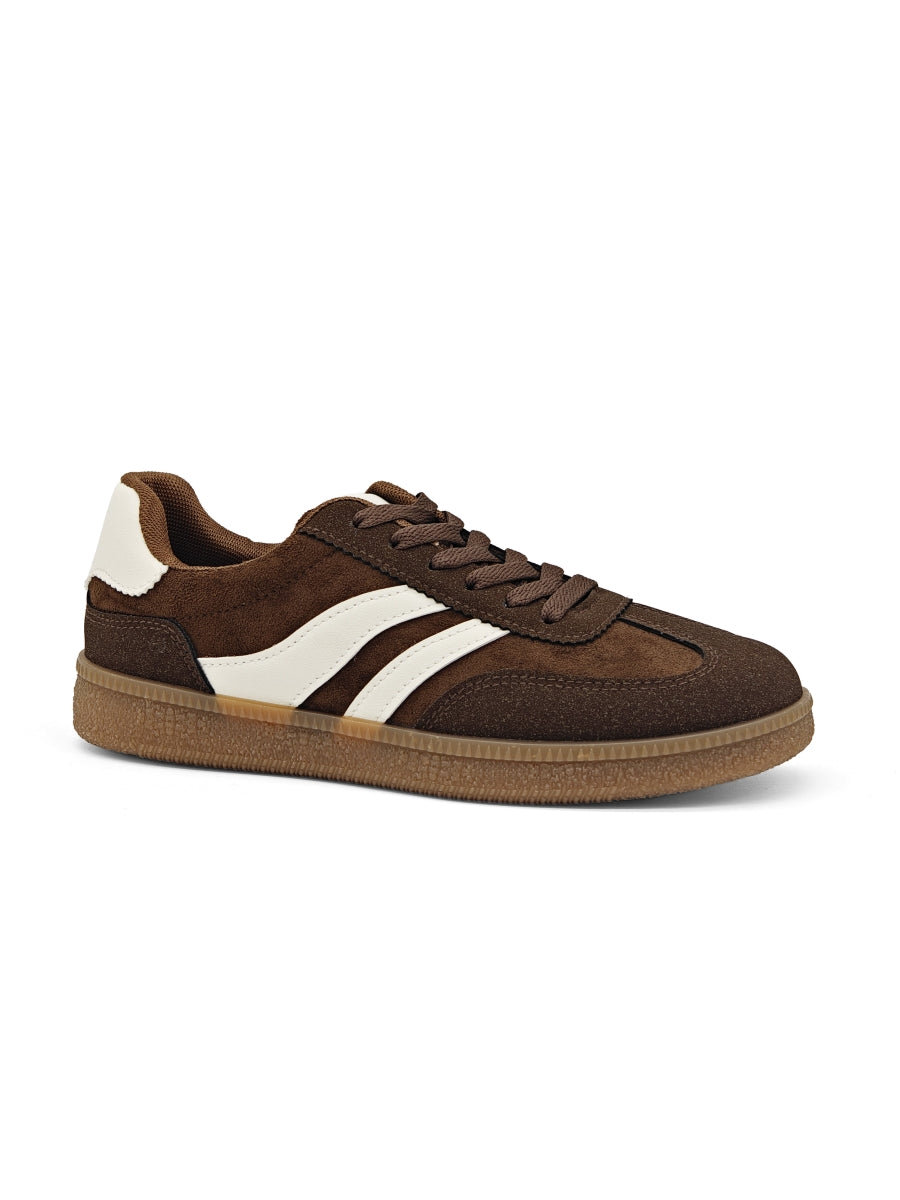 Baskets en daim- Brun