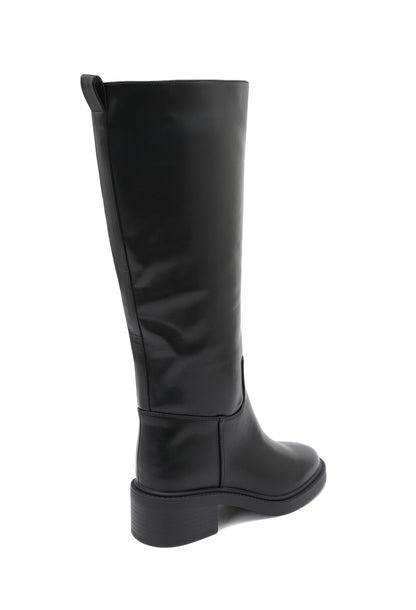 Bottes Hautes Style Cavalier- Noir
