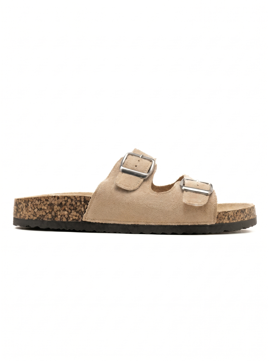 Sandales Arizona en daim- Beige