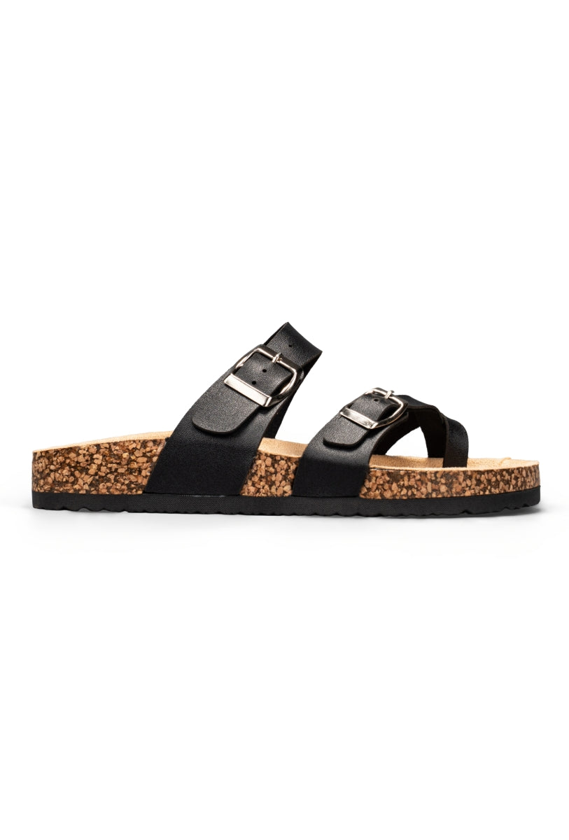 Sandales à anneau- Noir