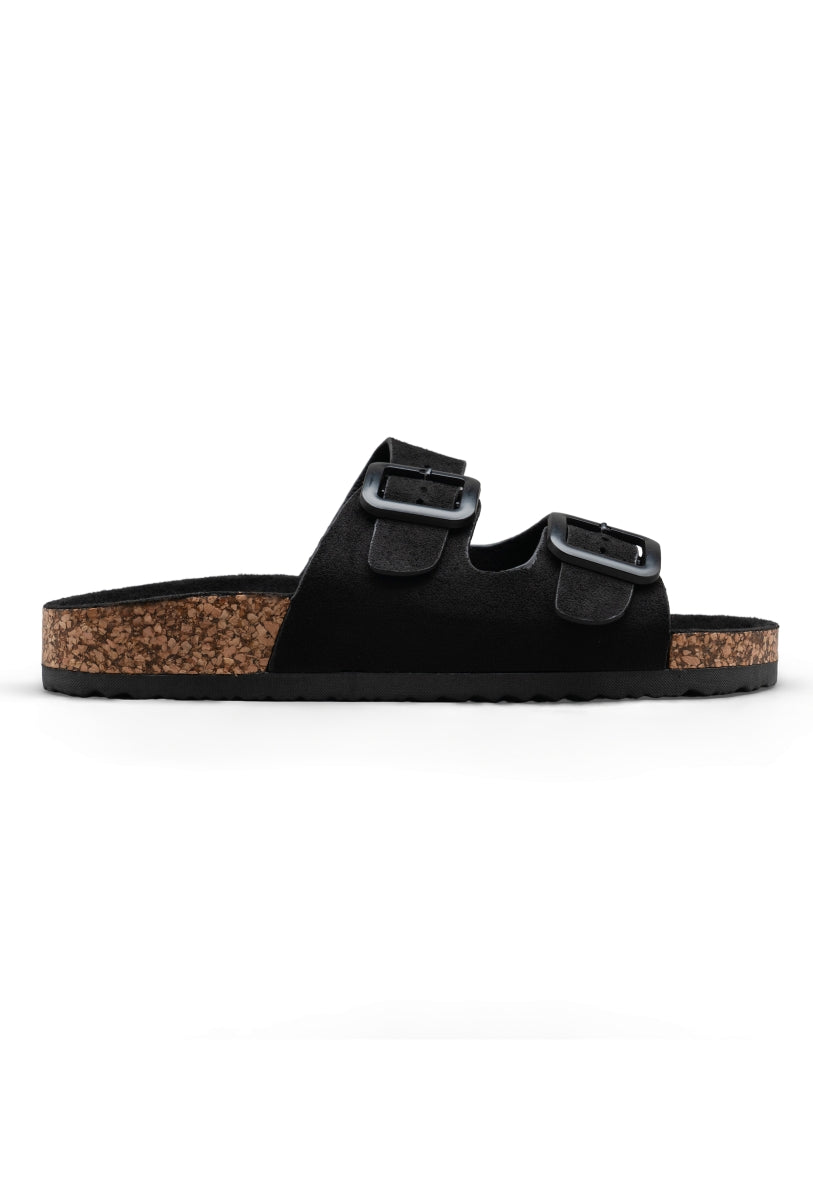 Sandales Arizona en daim- Noir