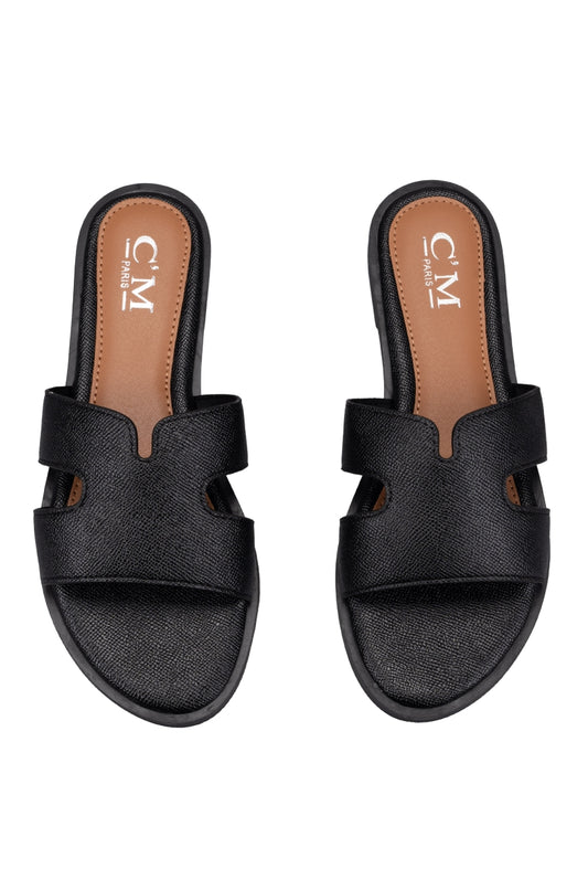 Claquettes H- Noir