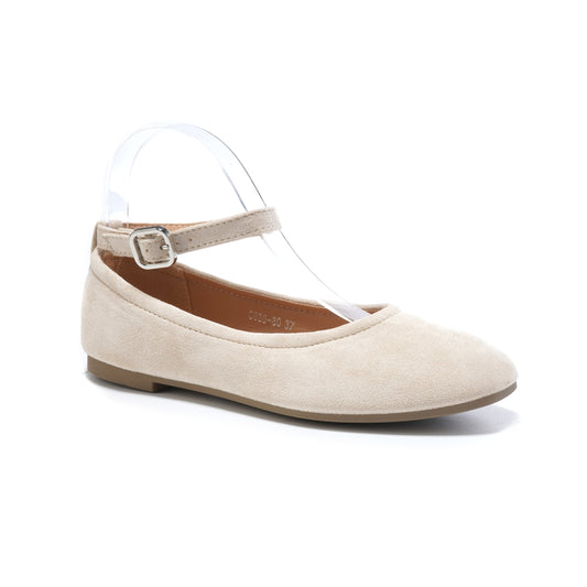 Ballerinas with strap - Beige