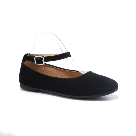 Ballerinas with strap - Black