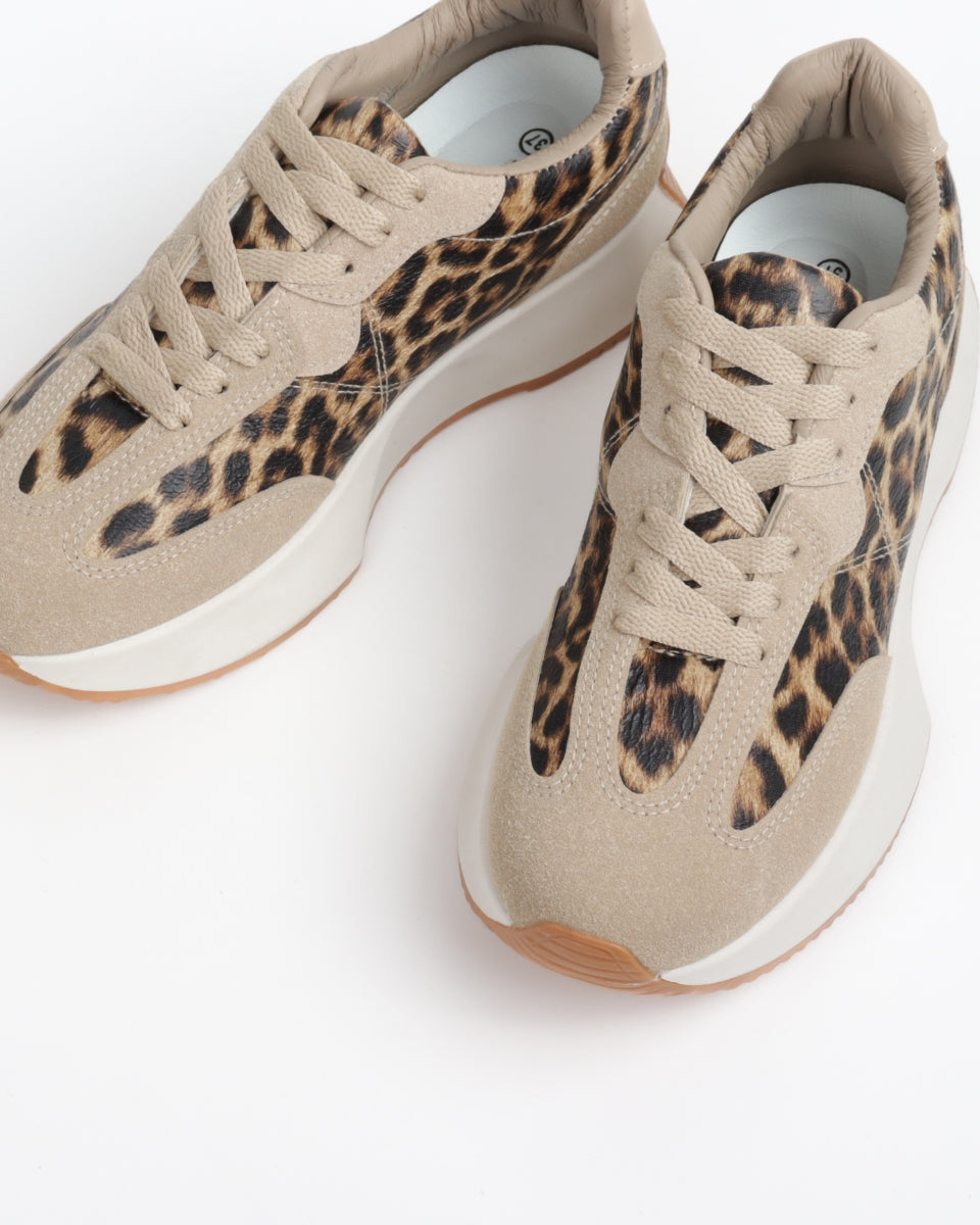 Baskets casual Retro - Leopard