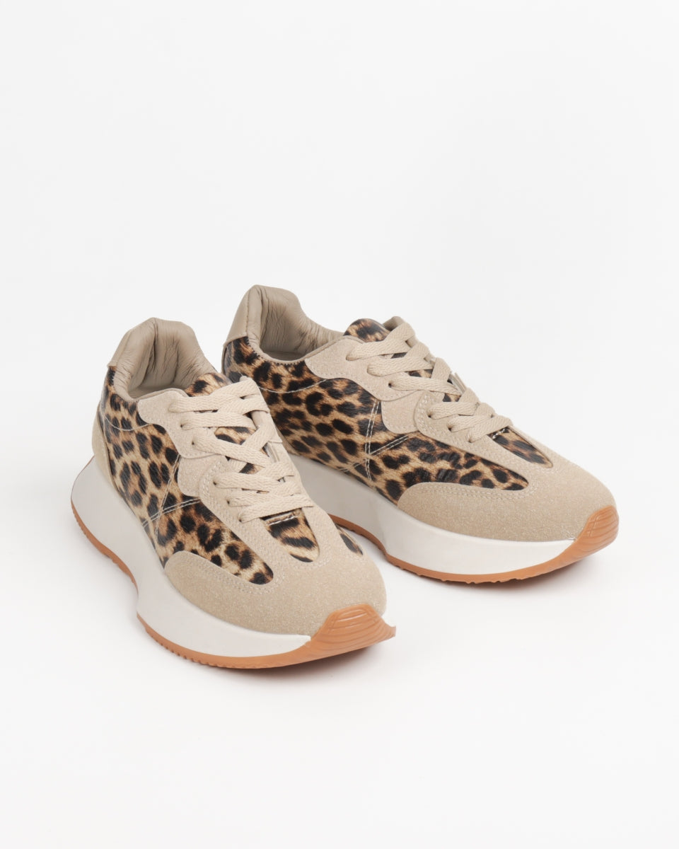 Baskets casual Retro - Leopard
