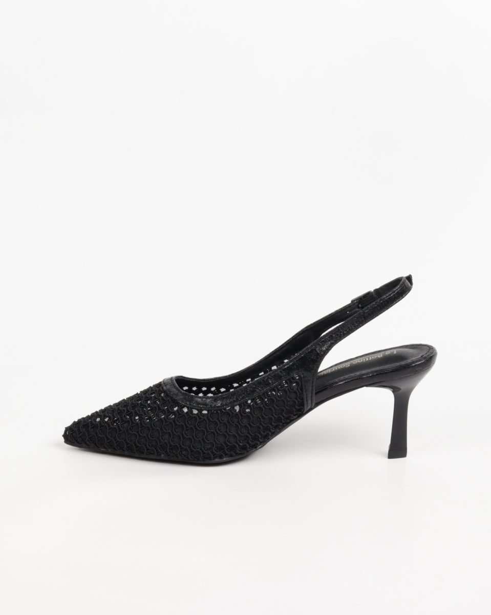Lace Pumps - Black
