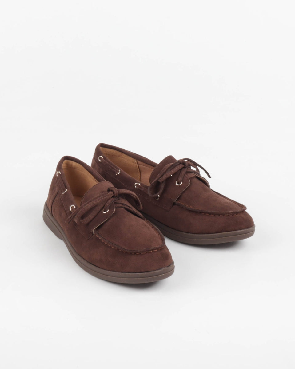 Mocassins en Daim- Brun