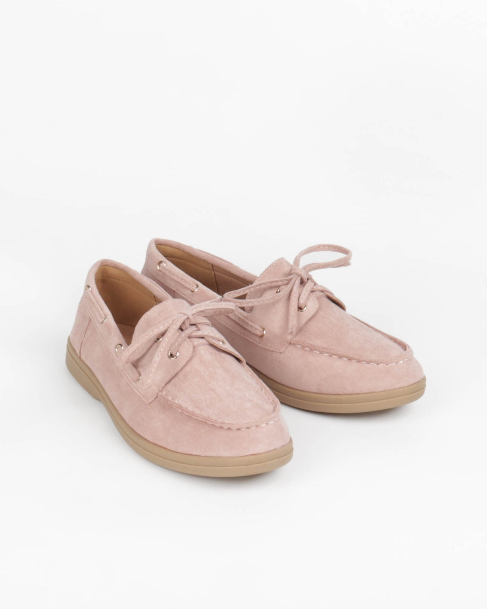 Suede Loafers - Pink