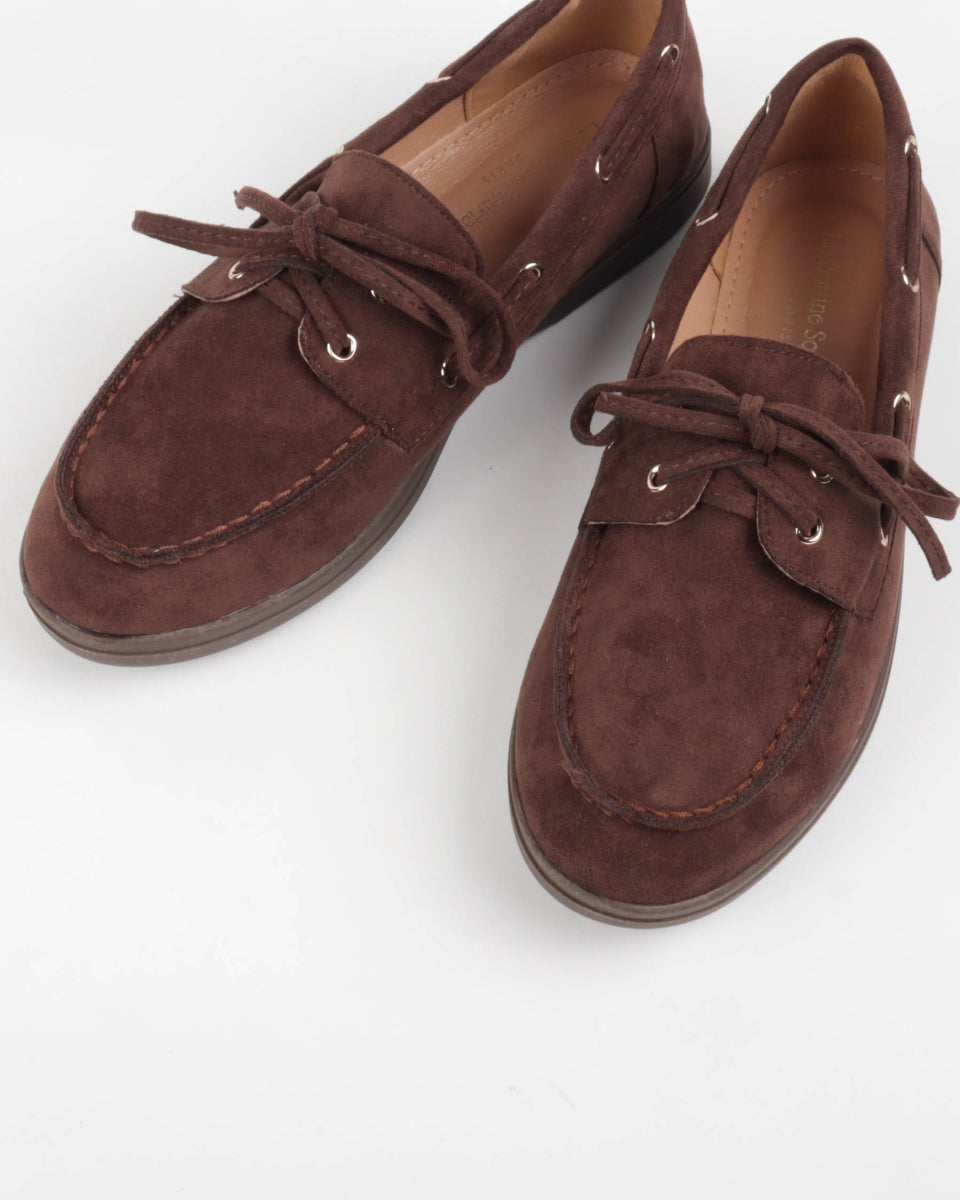 Mocassins en Daim- Brun