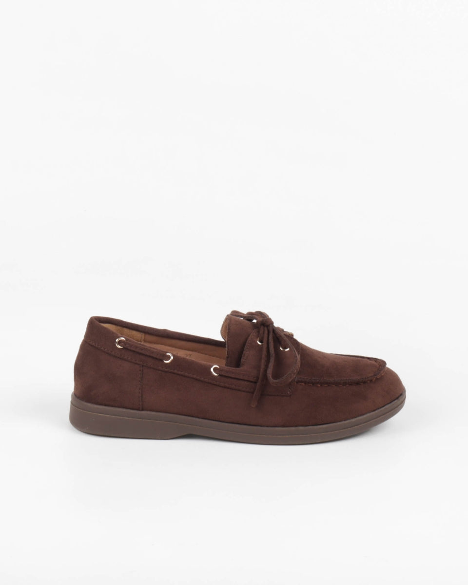 Mocassins en Daim- Brun