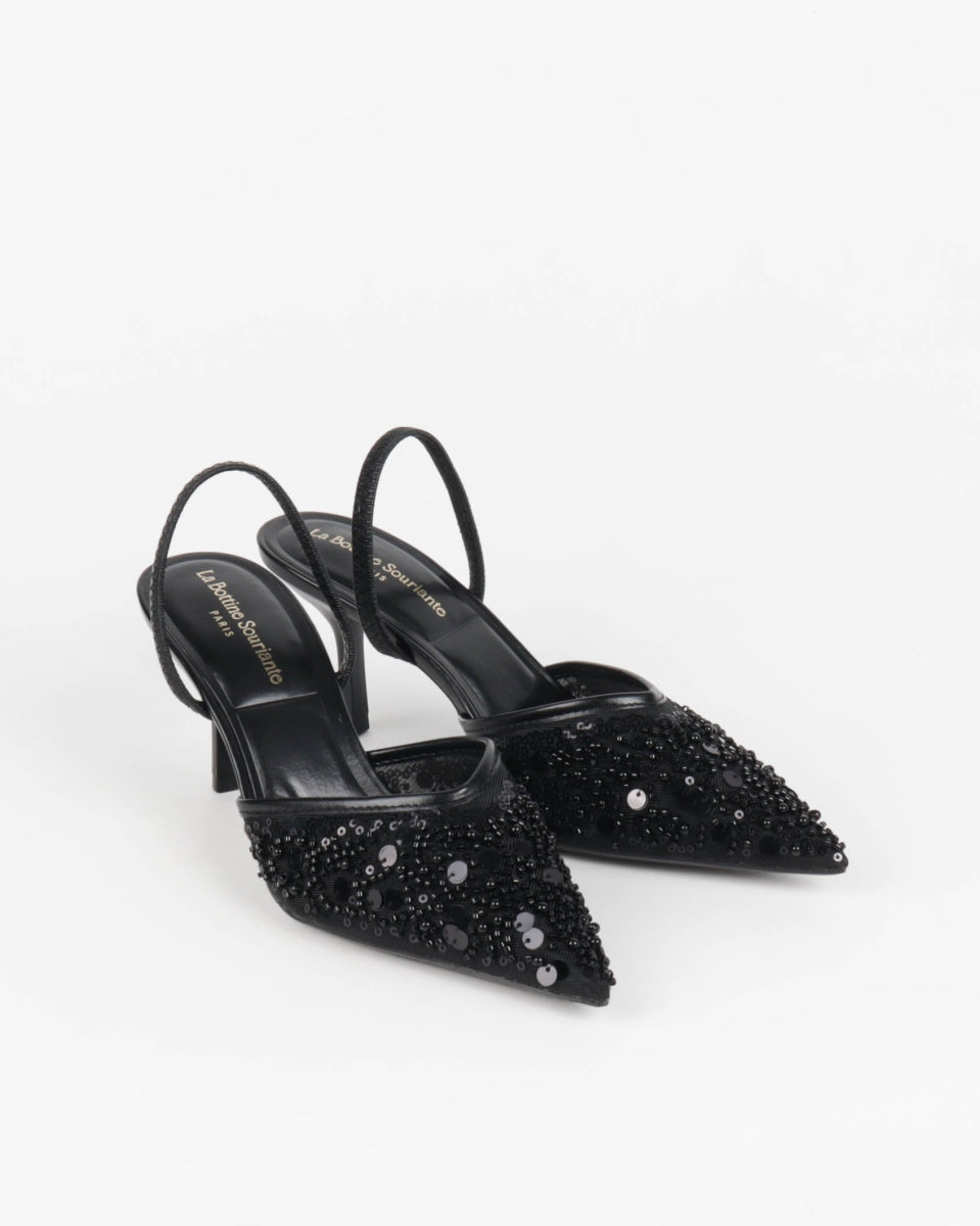 Sequined pumps - Black