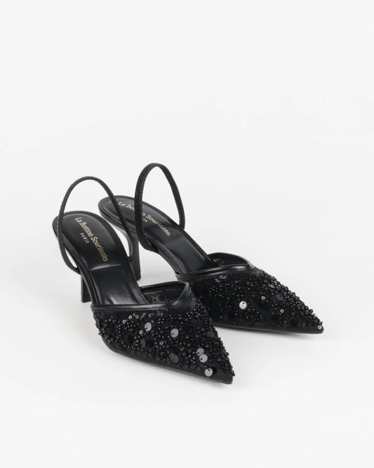 Sequined pumps - Black