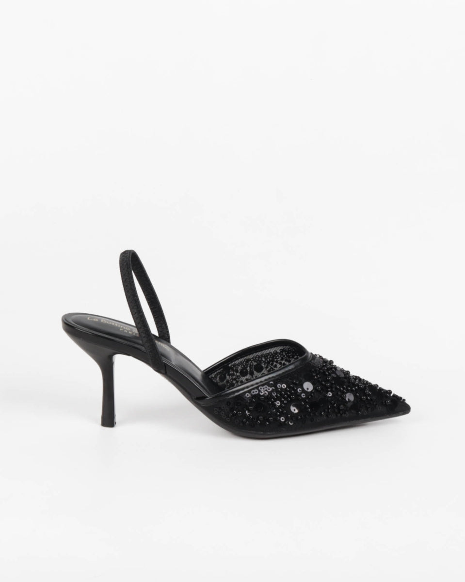 Sequined pumps - Black