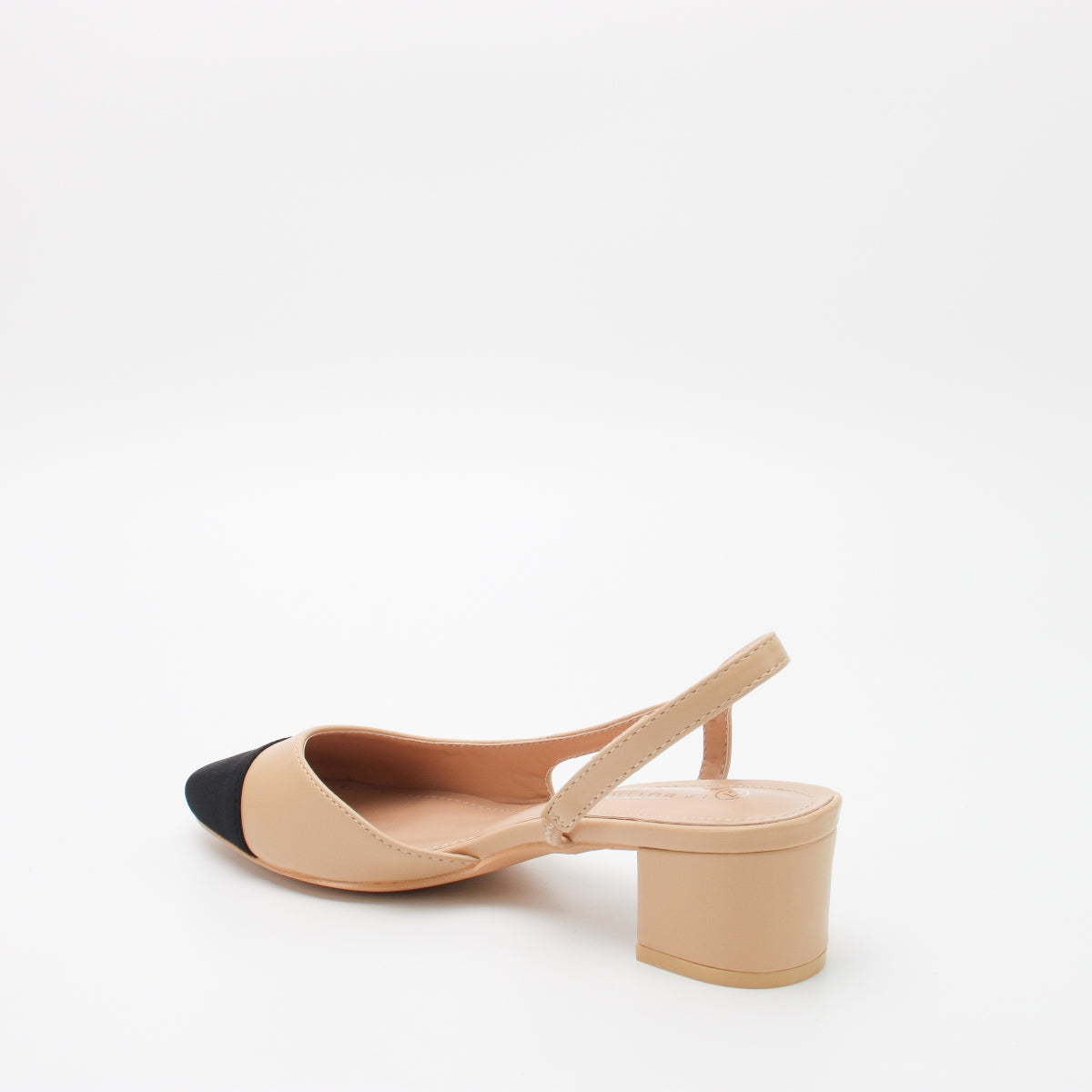 Slingback Pumps - Beige