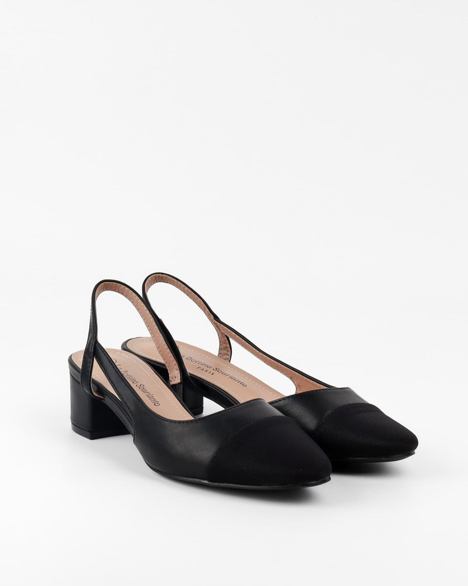 Slingback Pumps - Black