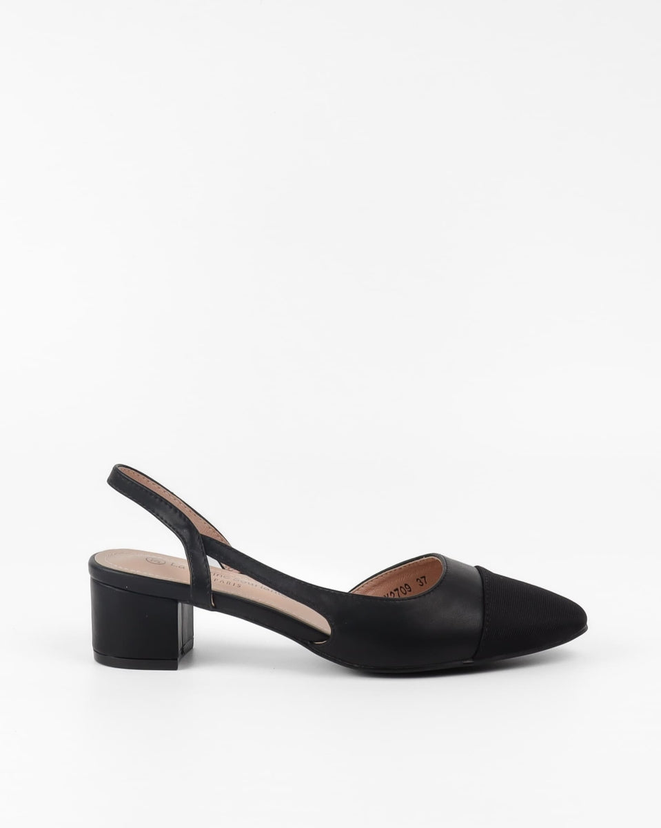 Slingback Pumps - Black