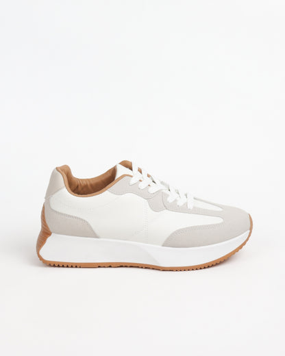 Baskets casual Retro - Blanc