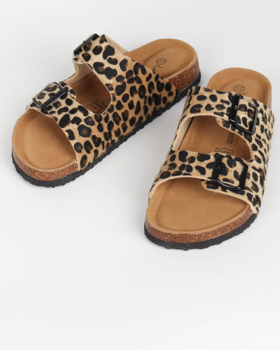 Arizona Leather Sandal - Leopard