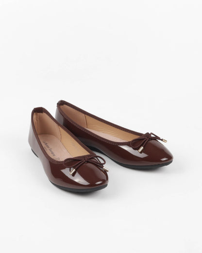 Klassieke ballerina's - Bruin