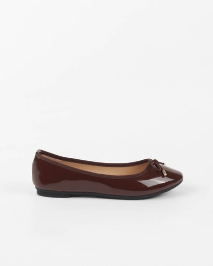 Klassieke ballerina's - Bruin
