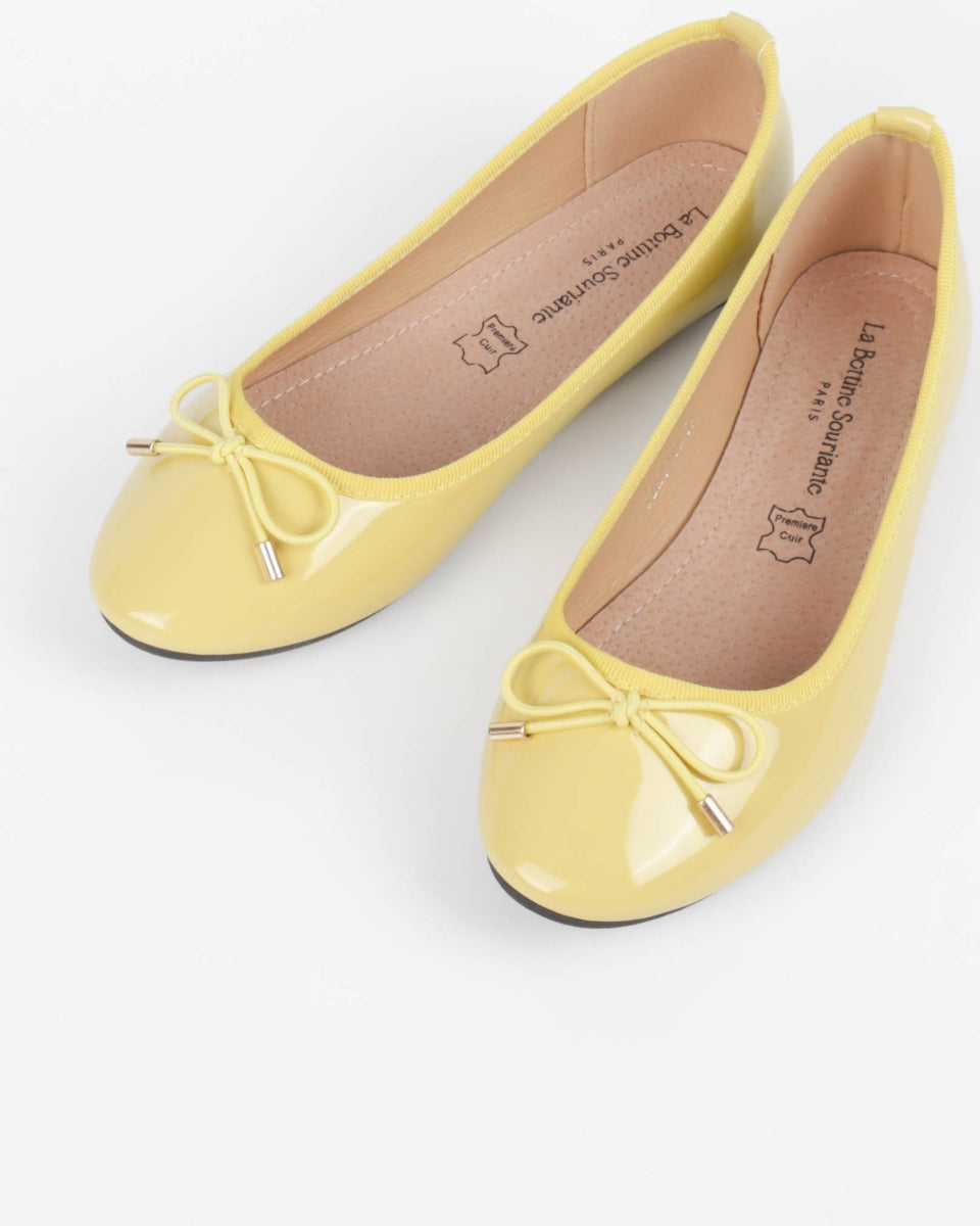 Classic ballerina flats - Yellow