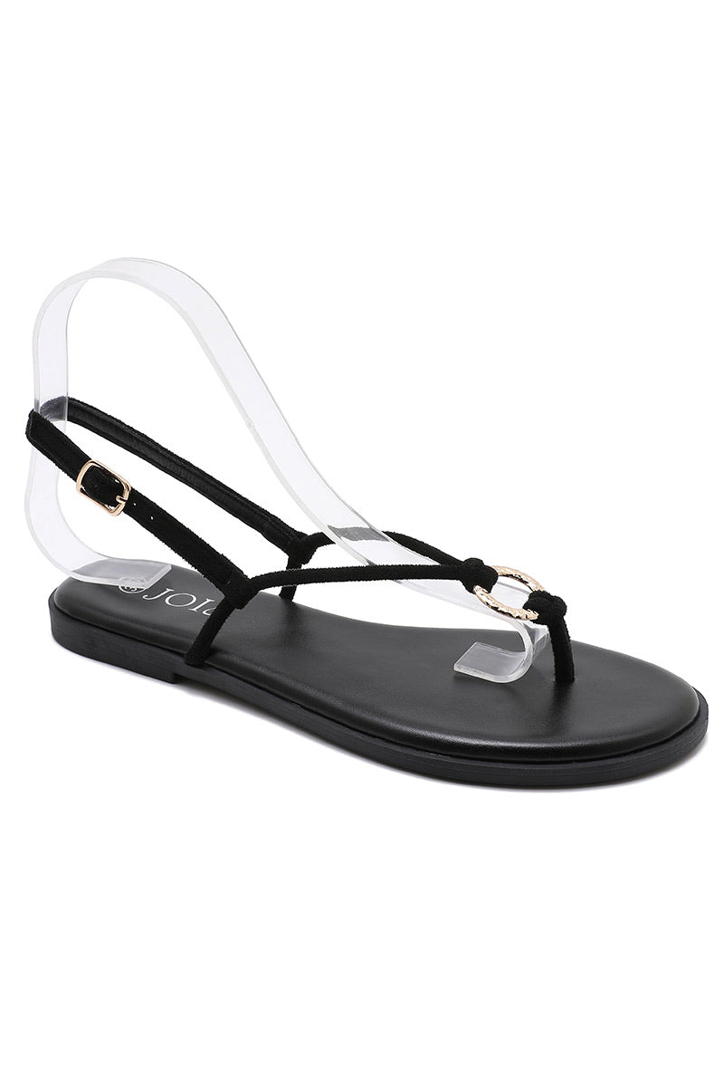 Ring Sandals - Black