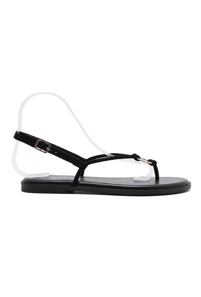 Ring Sandals - Black