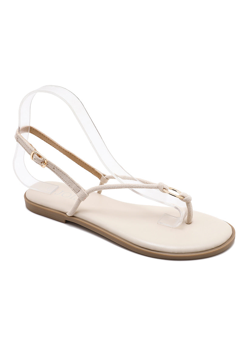 Ring Sandals - Beige