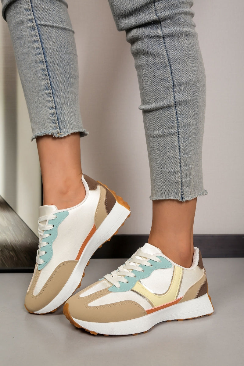Casual Retro Sneakers - Multicoloured